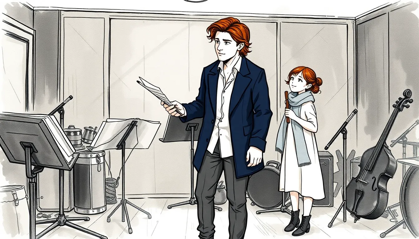 La Mélodie des Cieux : Une romance entre musiciens inspirée par les étoiles 6 Illustration des retrouvailles musicales